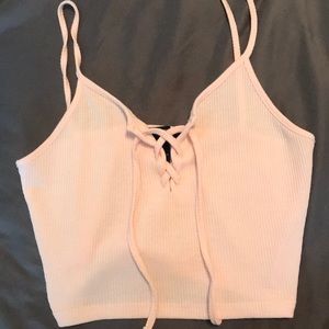 Baby Pink Crop Top